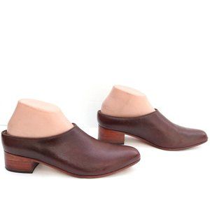 Nisolo Sofia slip-ons mules size 8
